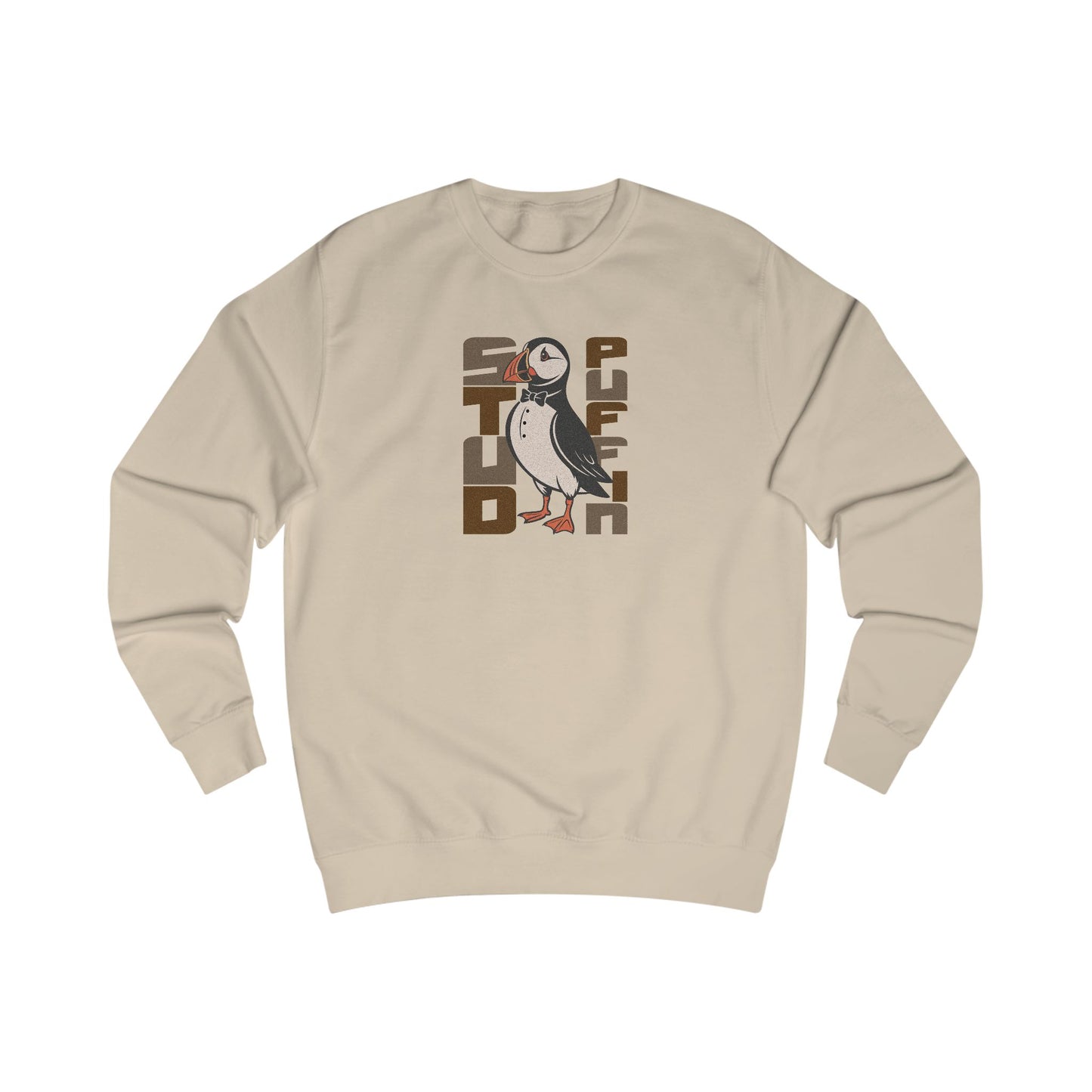 Stud Puffin, Licensed to Chill – Spy-Bird Retro Sweatshirt (Light)