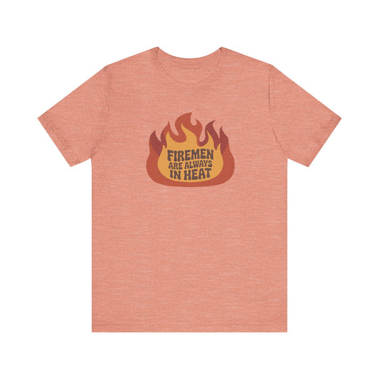 Firemen Are Always in Heat — Flirtatious Retro Tee (Light)