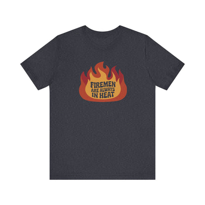 Firemen Are Always in Heat — Flirtatious Retro Tee (Dark)