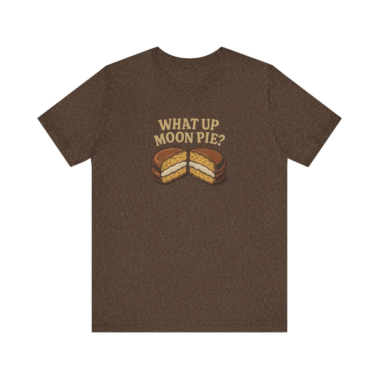 What Up, Moon Pie? — Big Bang Theory Retro Tee (Dark)
