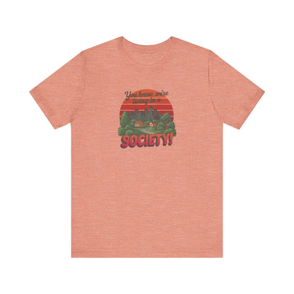 We’re Living in a Society! — Seinfeld Retro Tee (Light)