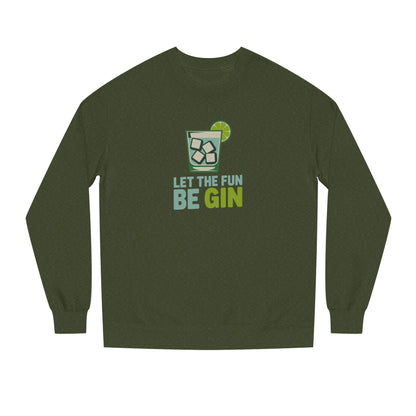 Party Starter: Let the Fun Be Gin – Cocktail Retro Sweatshirt (Dark)
