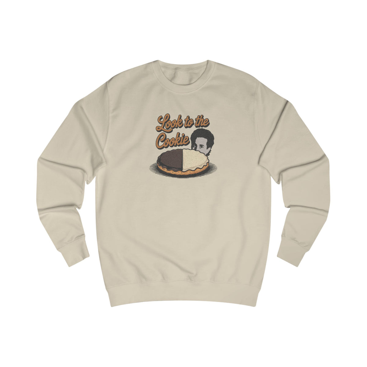 Look to the (Black-and-White) Cookie — Seinfeld Retro Sweatshirt (Light)