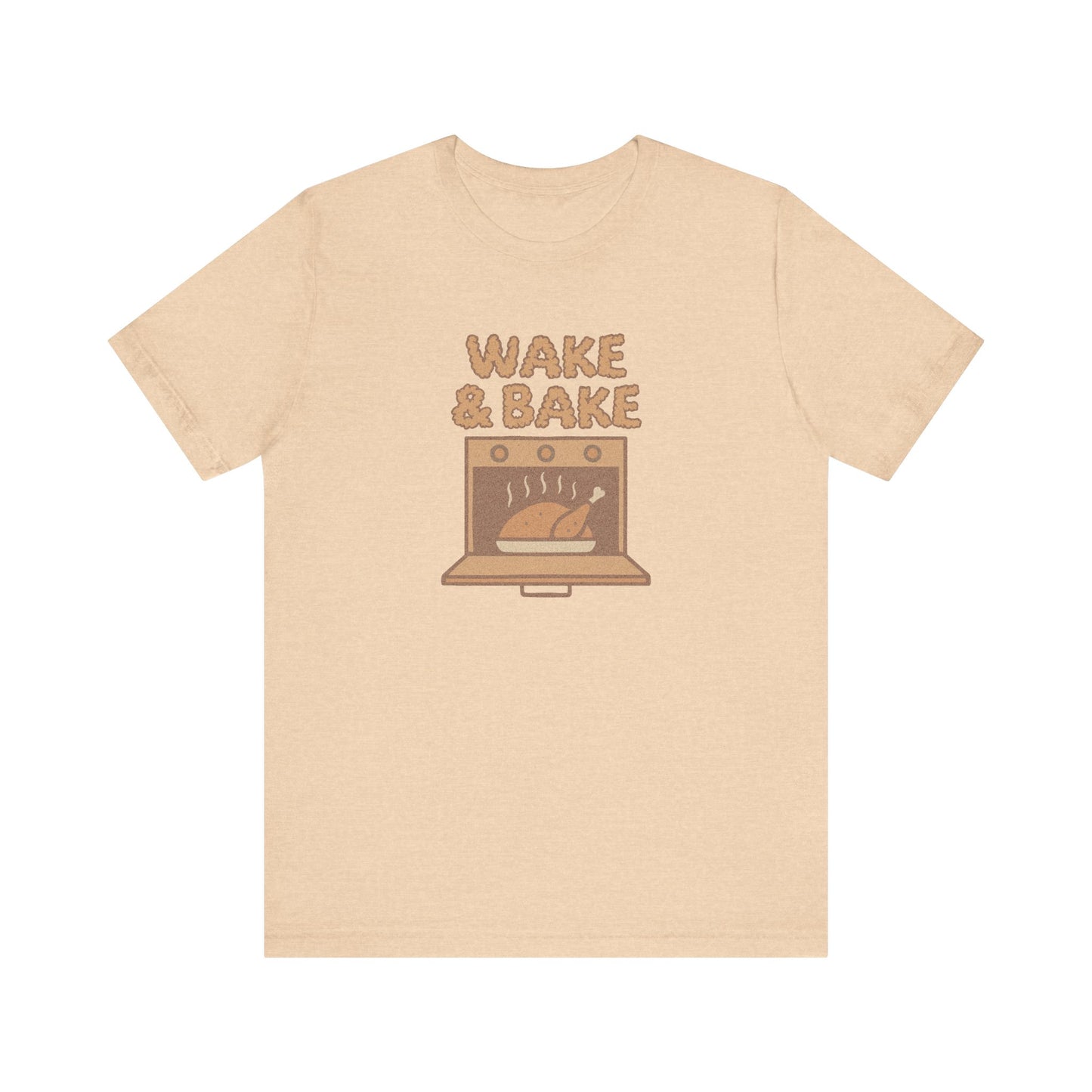 Wake & Bake — Retro Thanksgiving Turkey Tee (Light)