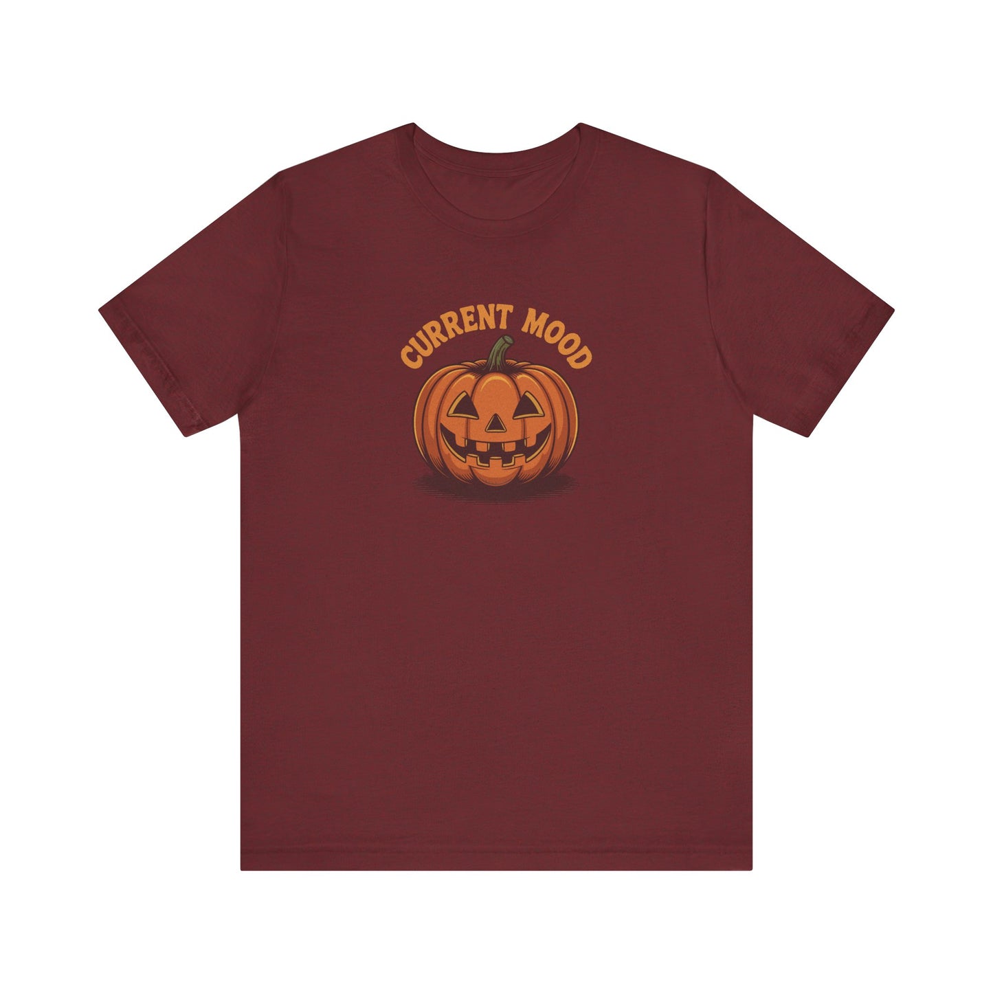 Current Mood (Vintage Jack) — Retro Halloween Tee (Dark)