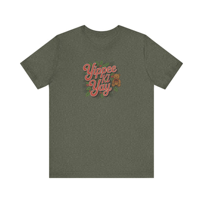 Yippee Ki Yay — Die Hard Retro Christmas Tee (Dark)