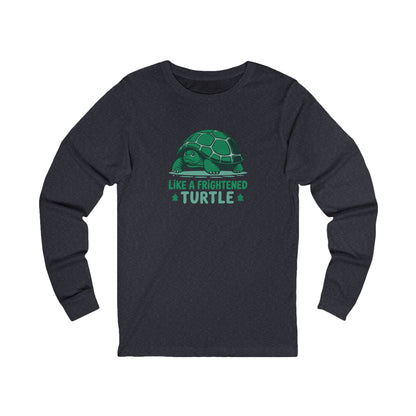 Like a Frightened Turtle — George Costanza Shrinkage Long Sleeve (Dark)