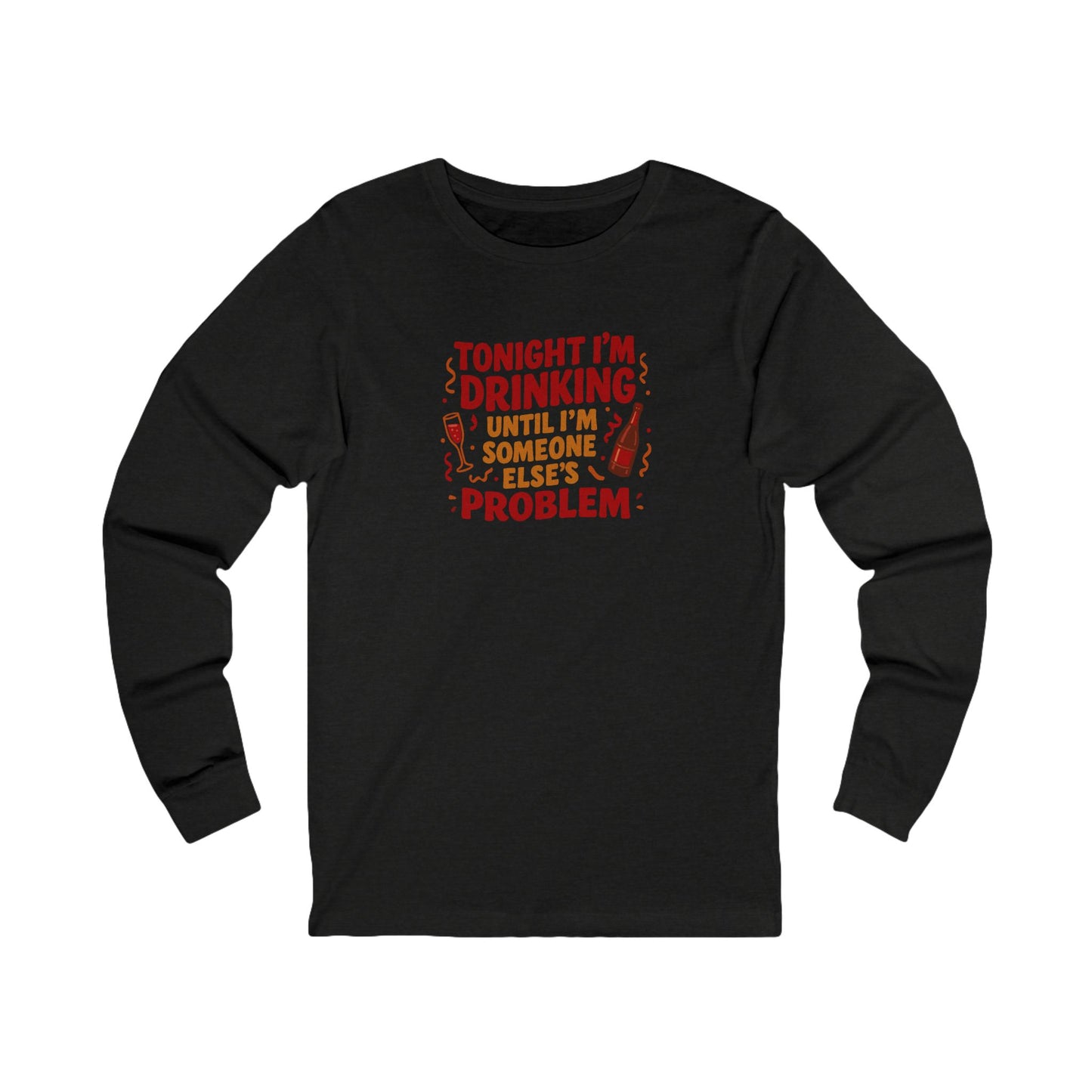 The Problem is Coming From Inside the Bar — Retro Long Sleeve (Dark)