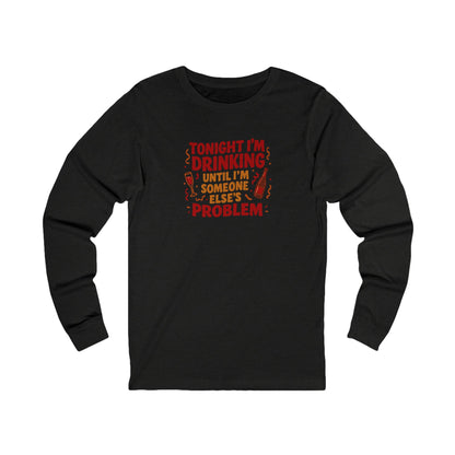 The Problem is Coming From Inside the Bar — Retro Long Sleeve (Dark)