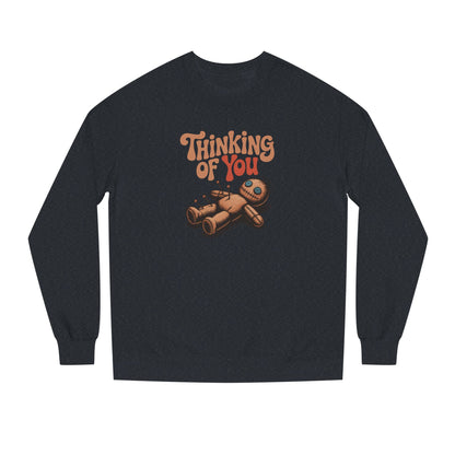 The Voodoo That You Do, So Well — Retro Voodoo Doll Sweatshirt (Dark)