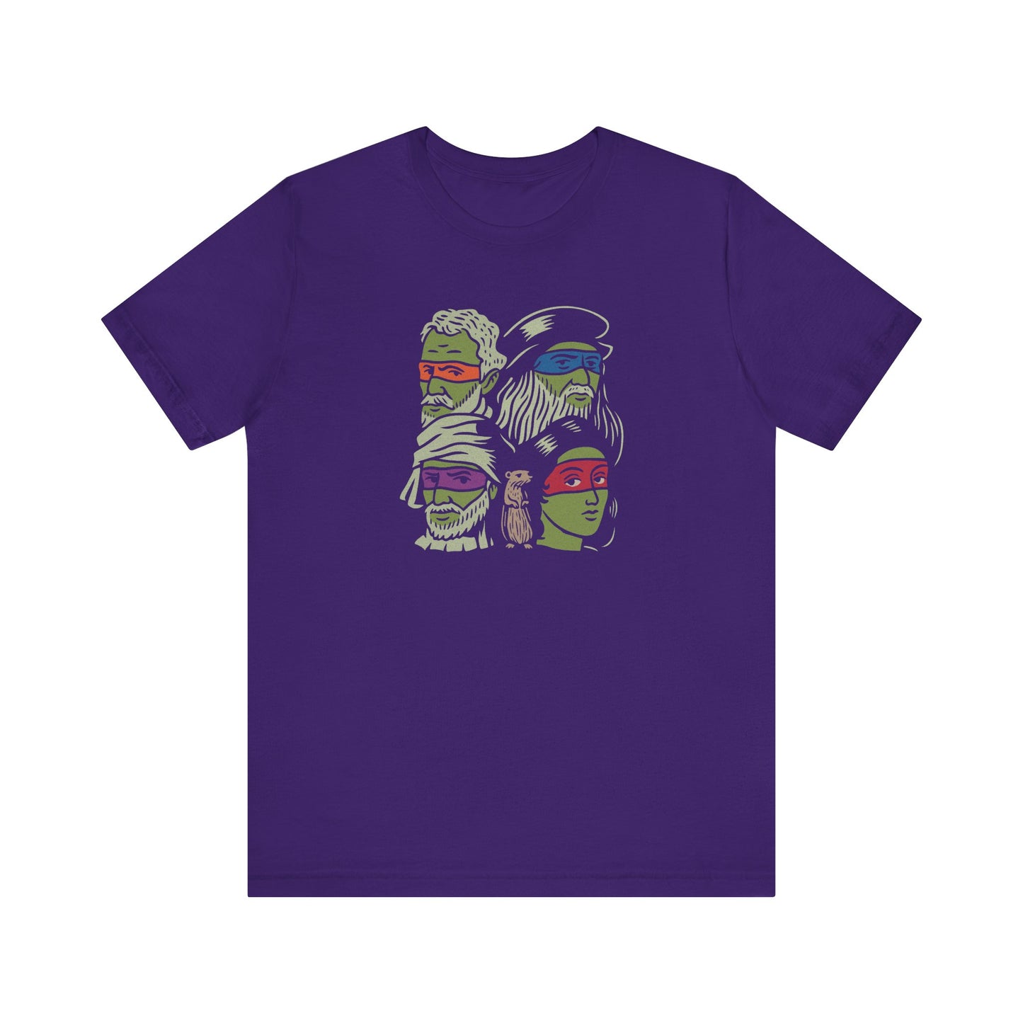 Renaissance Ninja Turtles — TMNT Retro Tee (Dark)