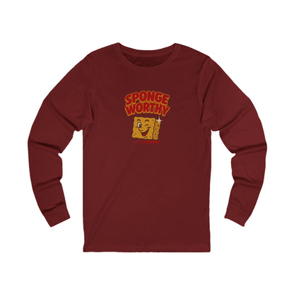 Spongeworthy — Seinfeld Retro Cartoon Long Sleeve (Dark)