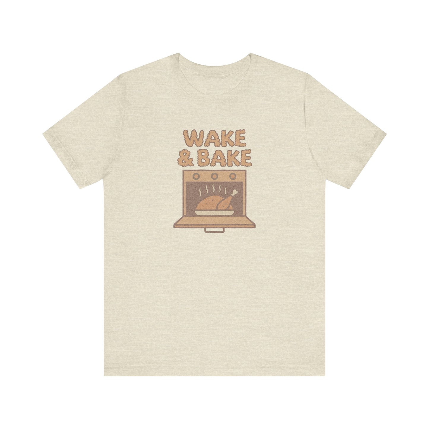 Wake & Bake — Retro Thanksgiving Turkey Tee (Light)
