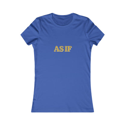 As If — Clueless Cher Horowitz Retro Women's Tee (Dark)