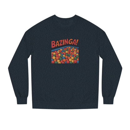 Bazinga! Ball Pit — Big Bang Theory Retro Sweatshirt (Dark)