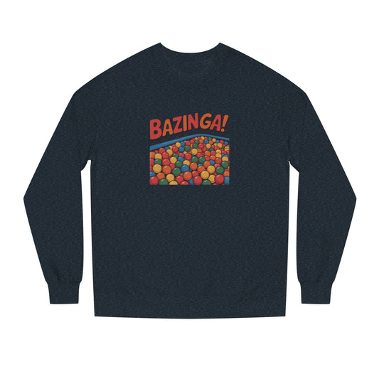 Bazinga! Ball Pit — Big Bang Theory Retro Sweatshirt (Dark)