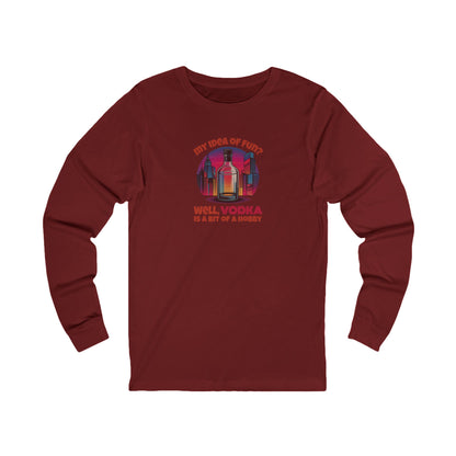 Vodka is a Bit of a Hobby — Retro Graphic Long Sleeve (Dark)