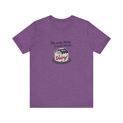 Can’t Have Dairy — Friends Jill Green Retro Tee (Light)