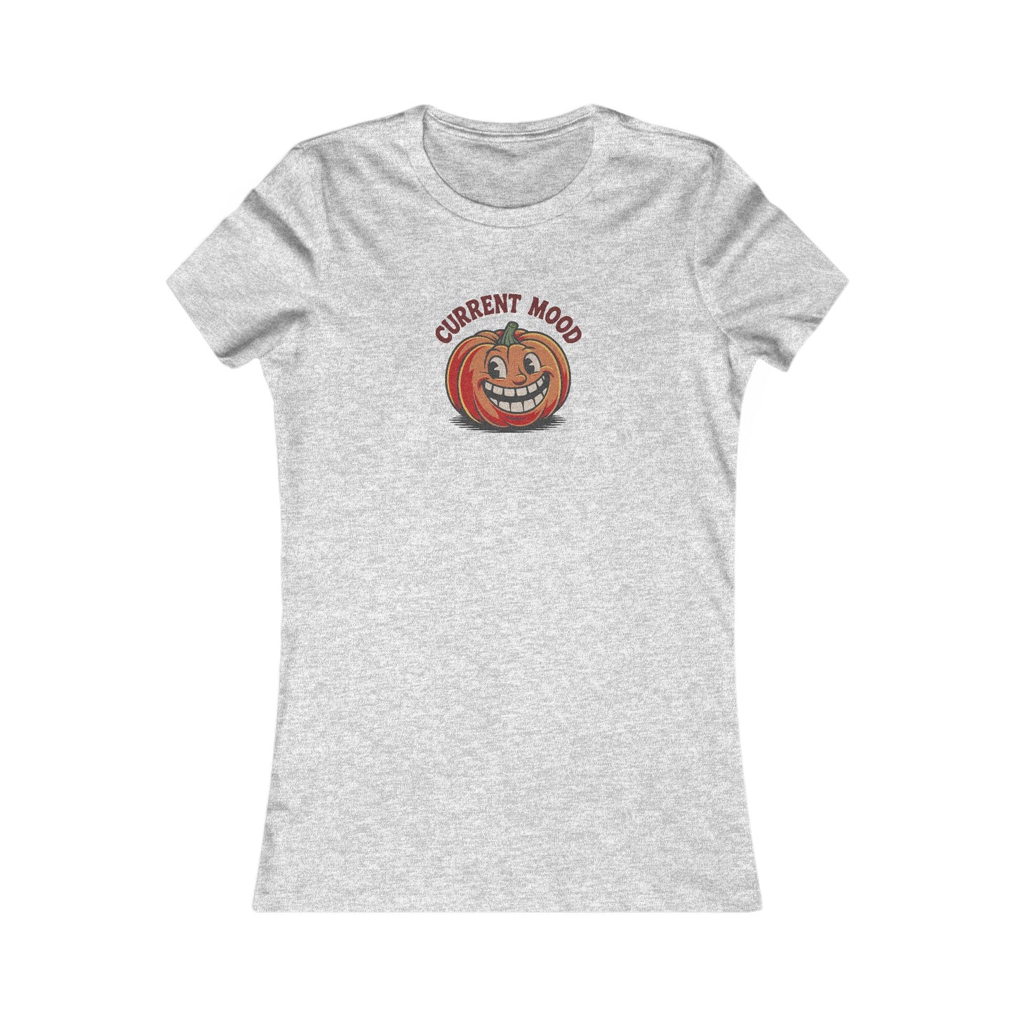 Current Mood (Toothy Jack) — Retro Halloween Women's Tee (Light)