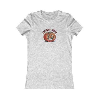Current Mood (Toothy Jack) — Retro Halloween Women's Tee (Light)