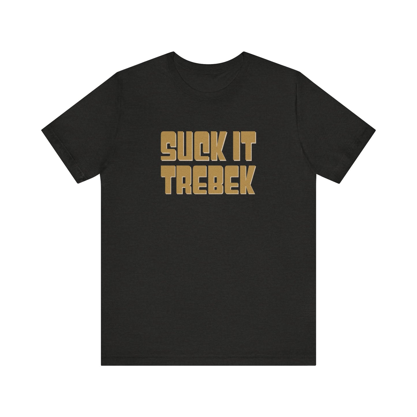 Suck It Trebek — SNL Celebrity Jeopardy Sketch Retro Tee (Dark)