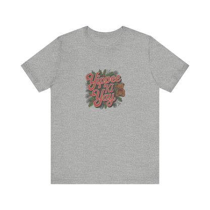 Yippee Ki Yay — Die Hard Retro Christmas Tee (Light)