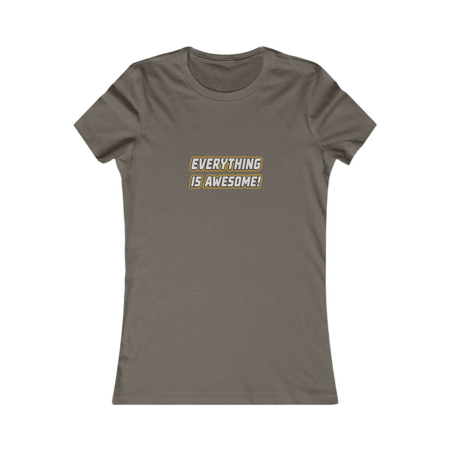 Everything is Awesome! — The LEGO Movie-Inspired Retro Women's Tee (Dark)