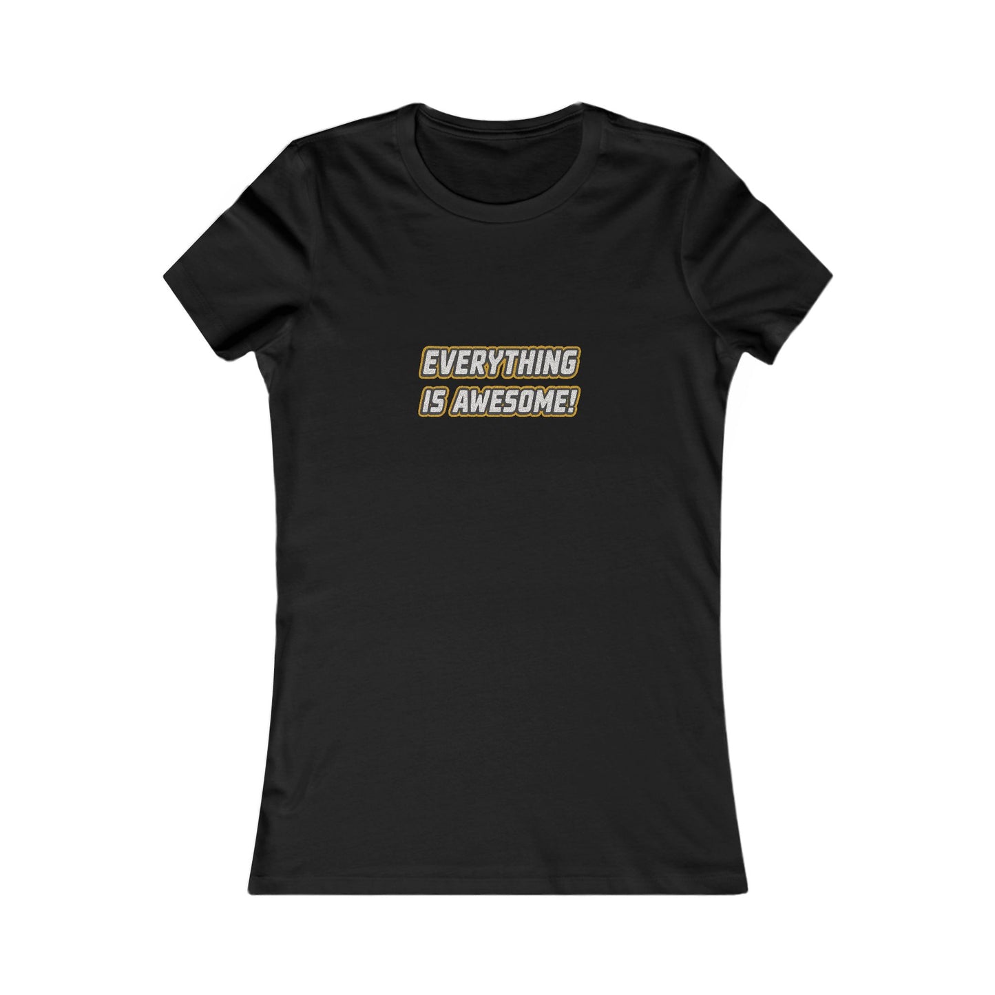 Everything is Awesome! — The LEGO Movie-Inspired Retro Women's Tee (Dark)