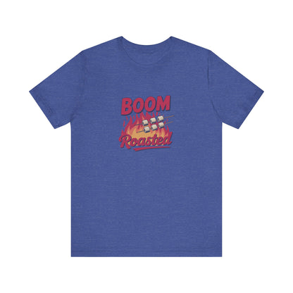 Boom, Roasted — Michael Scott Retro Tee (Dark)