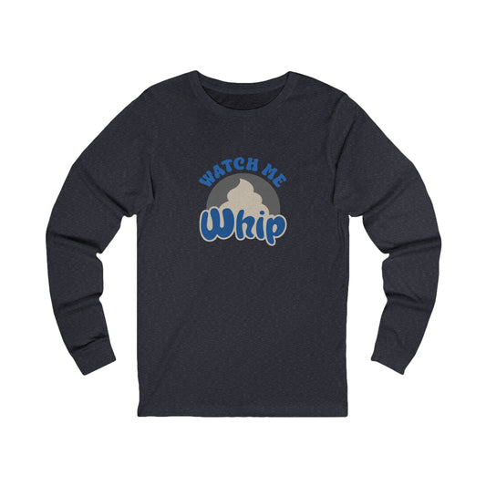 Watch Me Whip — Retro Thanksgiving Long Sleeve (Dark)