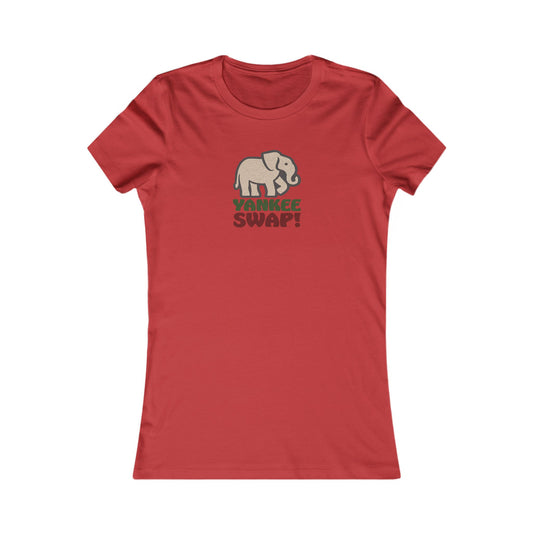 Yankee Swap! Christmas Party — Michael Scott Retro Women's Tee (Light)