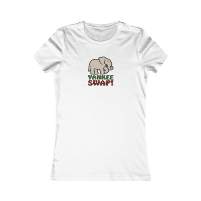Yankee Swap! Christmas Party — Michael Scott Retro Women's Tee (Light)