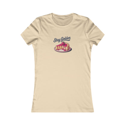 Stay Golden — Retro Cheesecake Graphic Women's Tee (Light)