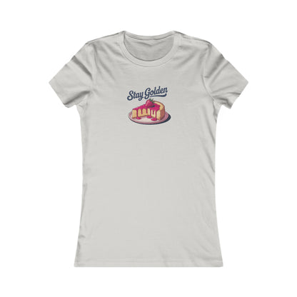 Stay Golden — Retro Cheesecake Graphic Women's Tee (Light)