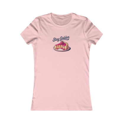 Stay Golden — Retro Cheesecake Graphic Women's Tee (Light)