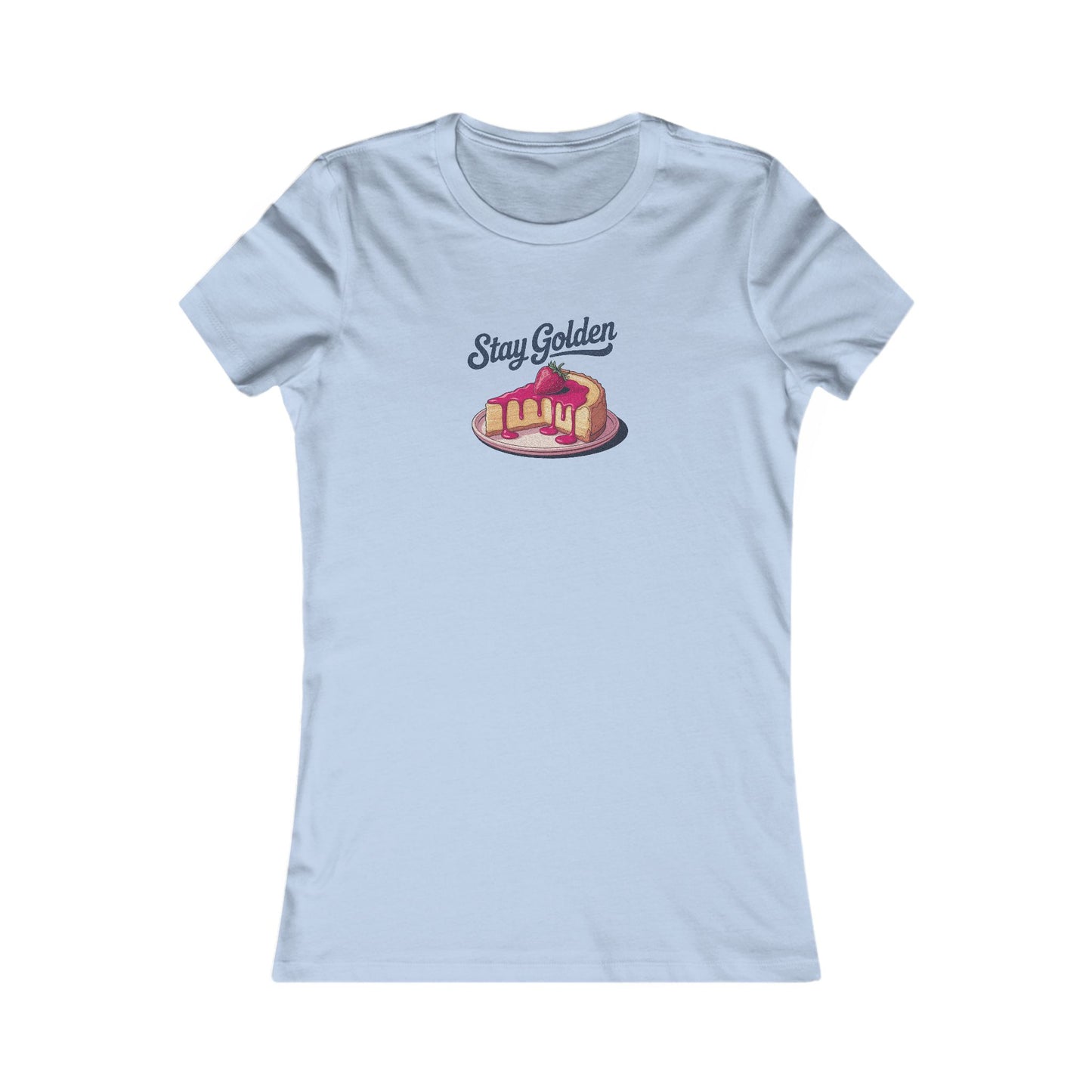 Stay Golden — Retro Cheesecake Graphic Women's Tee (Light)