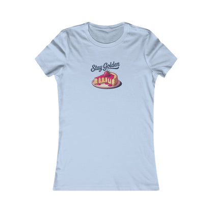 Stay Golden — Retro Cheesecake Graphic Women's Tee (Light)