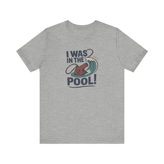 I Was in the Pool! — George Costanza Shrinkage Retro Tee (Light)