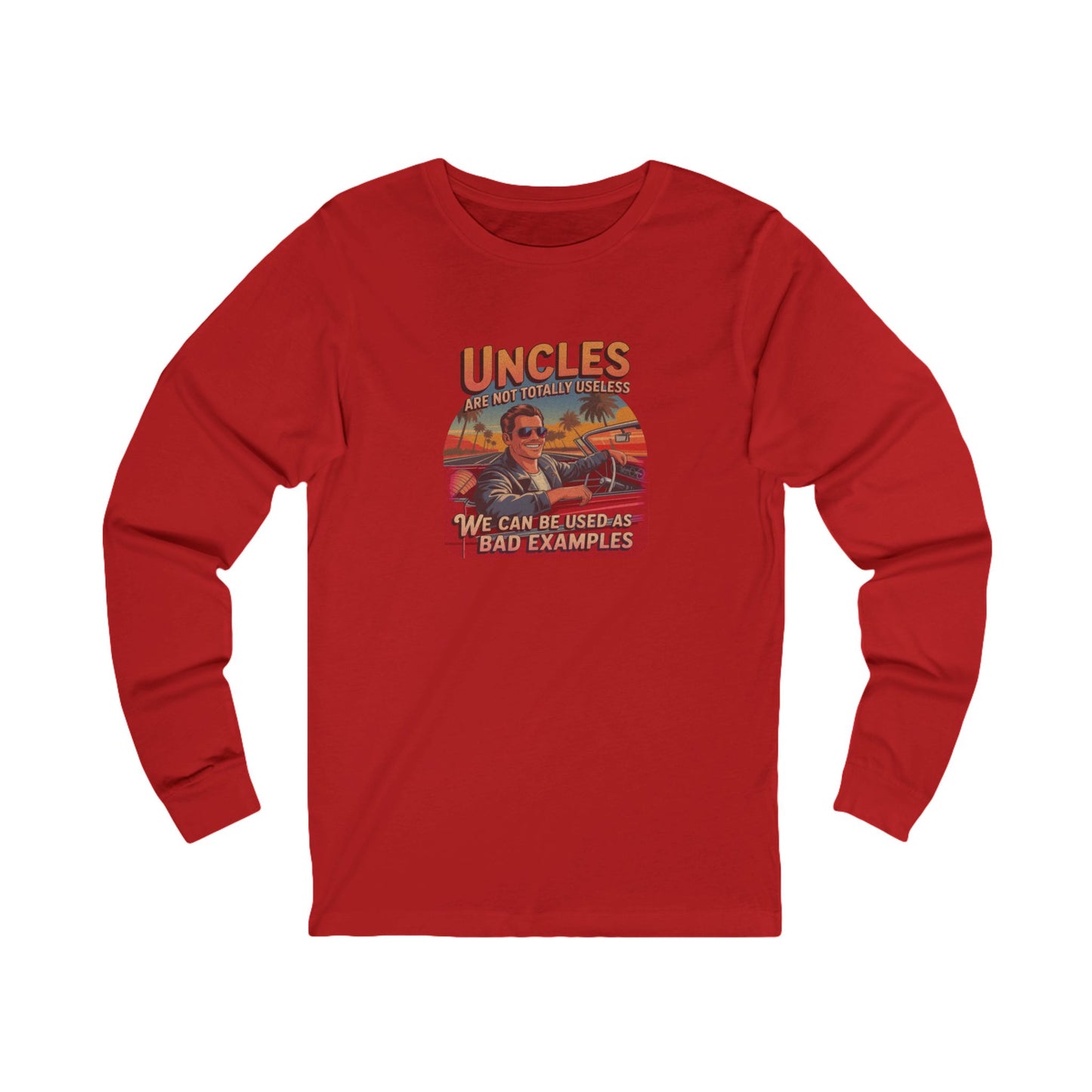 Uncles Are Not Useless (Bad Examples) — Retro Long Sleeve (Light)