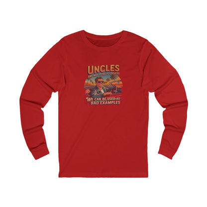 Uncles Are Not Useless (Bad Examples) — Retro Long Sleeve (Light)