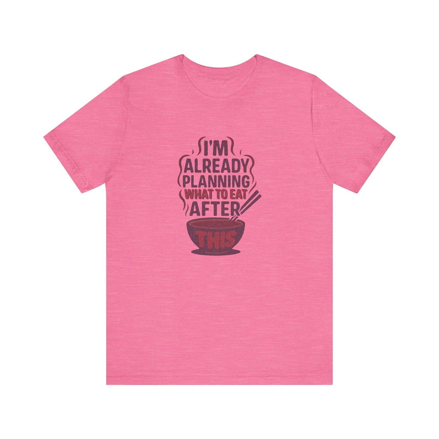 Planning What to Eat After This — Retro Foodie Tee (Light)