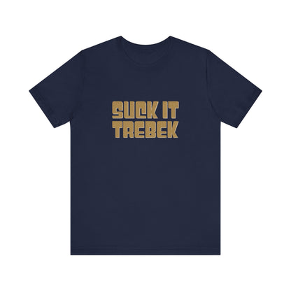 Suck It Trebek — SNL Celebrity Jeopardy Sketch Retro Tee (Dark)
