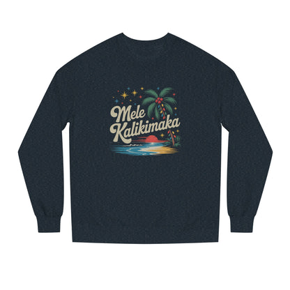 Mele Kalikimaka — Retro Hawaiian Christmas Sweatshirt (Dark)