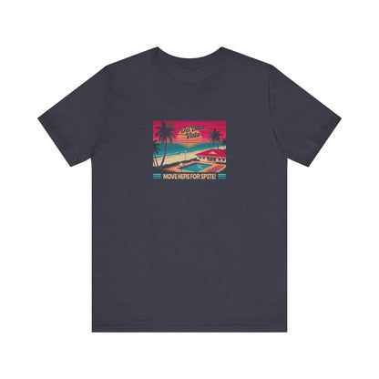 Del Boca Vista (Move Here For Spite!) — Seinfeld Retro Tee (Dark)