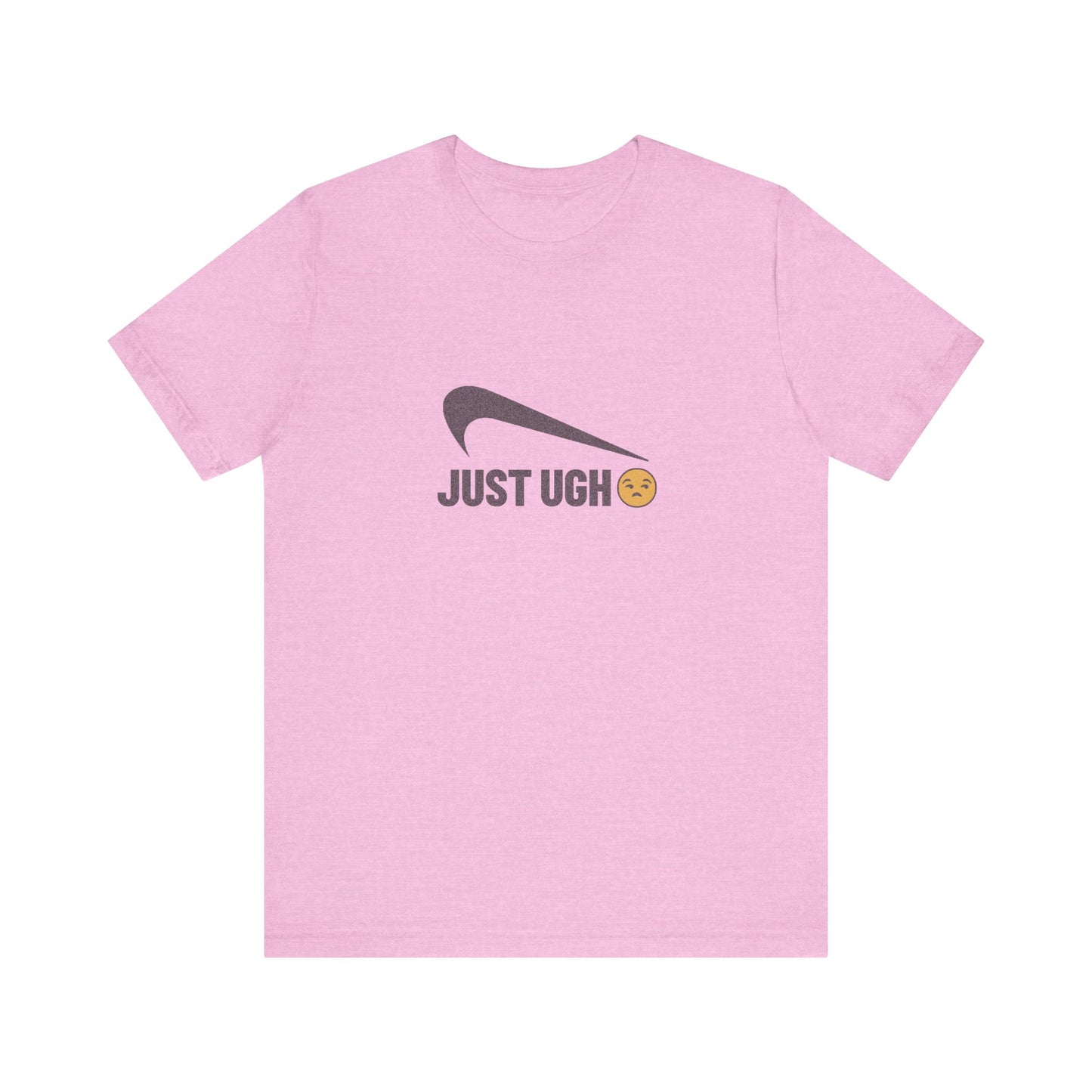Just Ugh 😒 Athletic Parody — Retro Workout Tee (Light)
