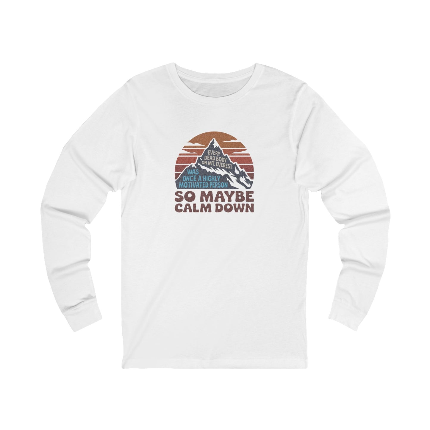 Everything in Moderation (Especially Fitness) – Mount Everest Retro Long Sleeve (Light)
