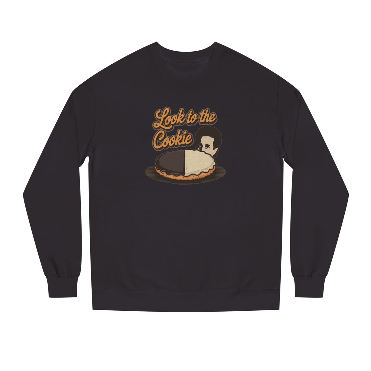 Look to the (Black-and-White) Cookie — Seinfeld Retro Sweatshirt (Dark)