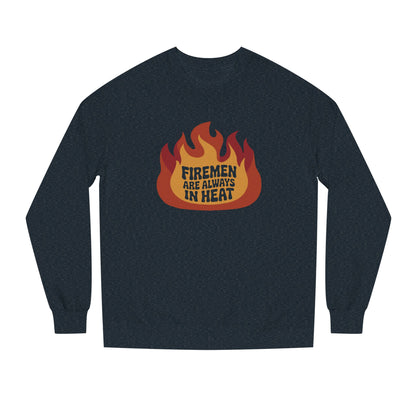 Firemen Are Always in Heat — Flirtatious Retro Sweatshirt (Dark)