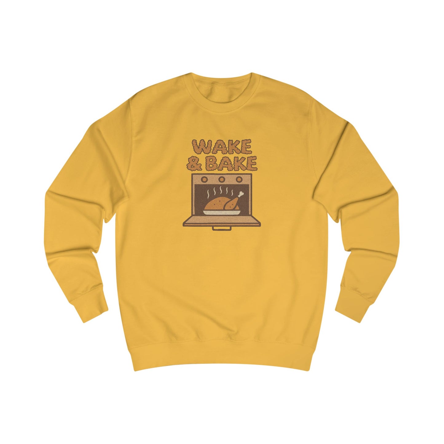 Wake & Bake — Retro Thanksgiving Turkey Sweatshirt (Light)
