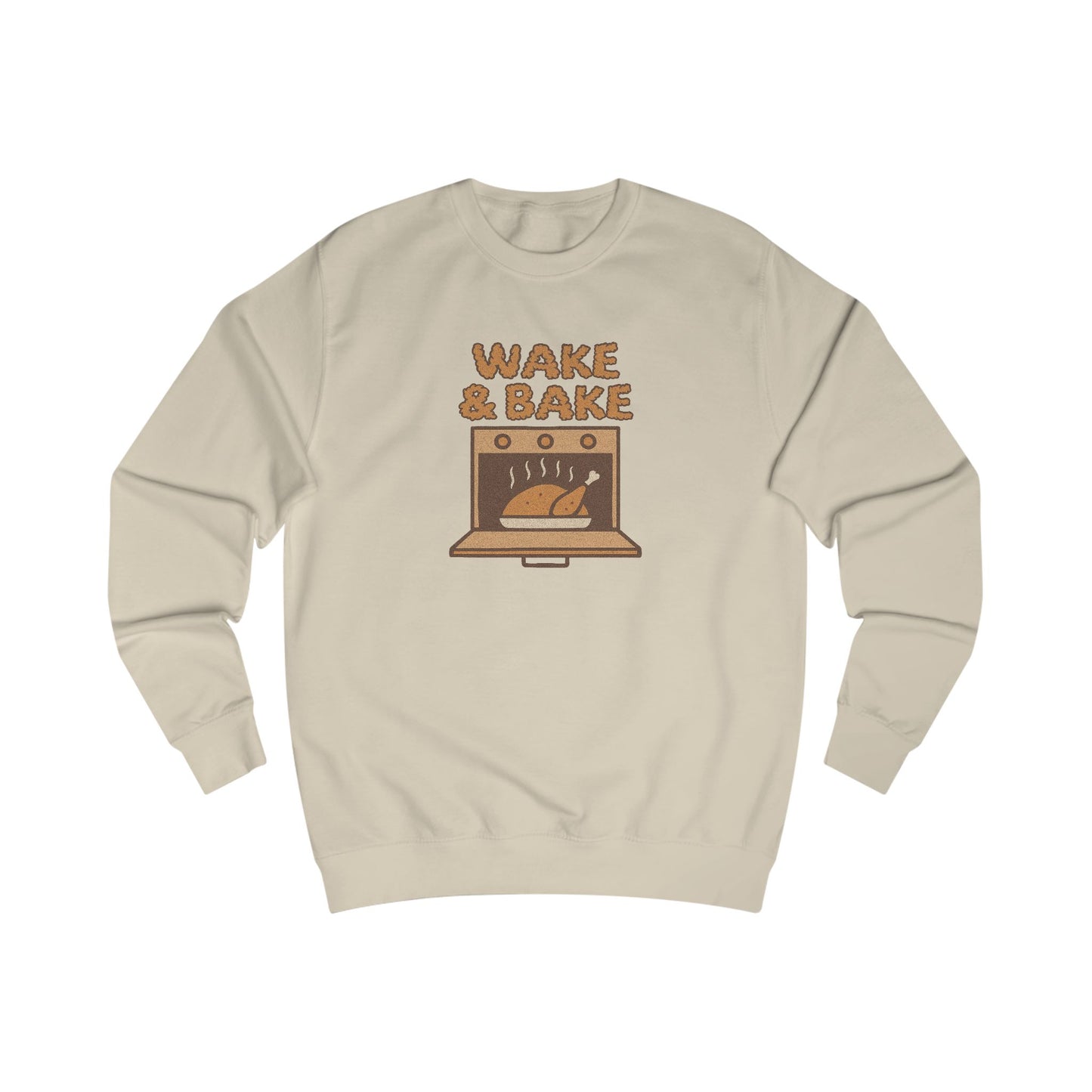 Wake & Bake — Retro Thanksgiving Turkey Sweatshirt (Light)